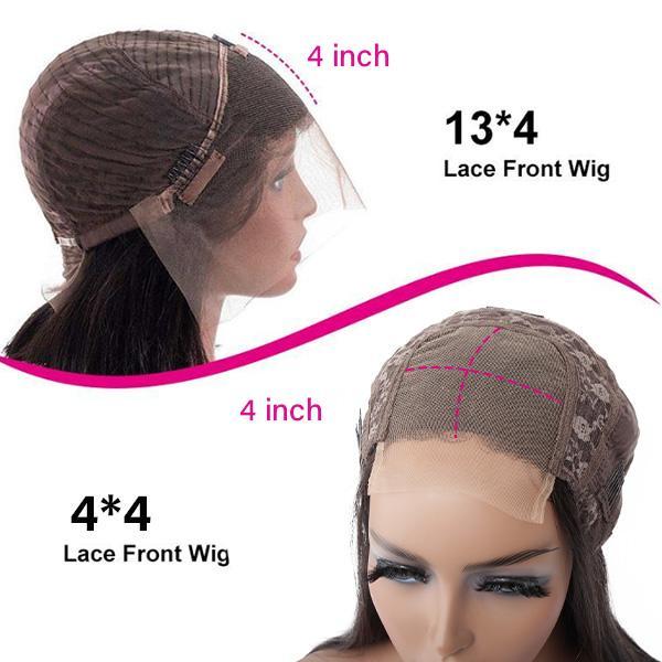 Highlights Ombre Hair Water Wave Human Hair Wigs Transparent Lace Wigs Pre Plucked